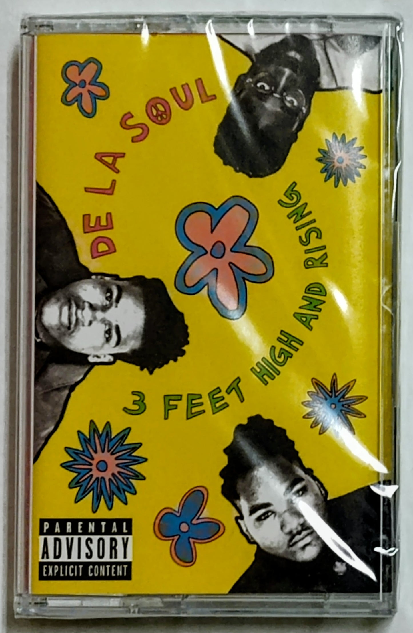 De La Soul - “3 Feet High And Rising (Reissue)” - CASSETTE TAPE (Green Shell) M/M (Sealed) *🌟*