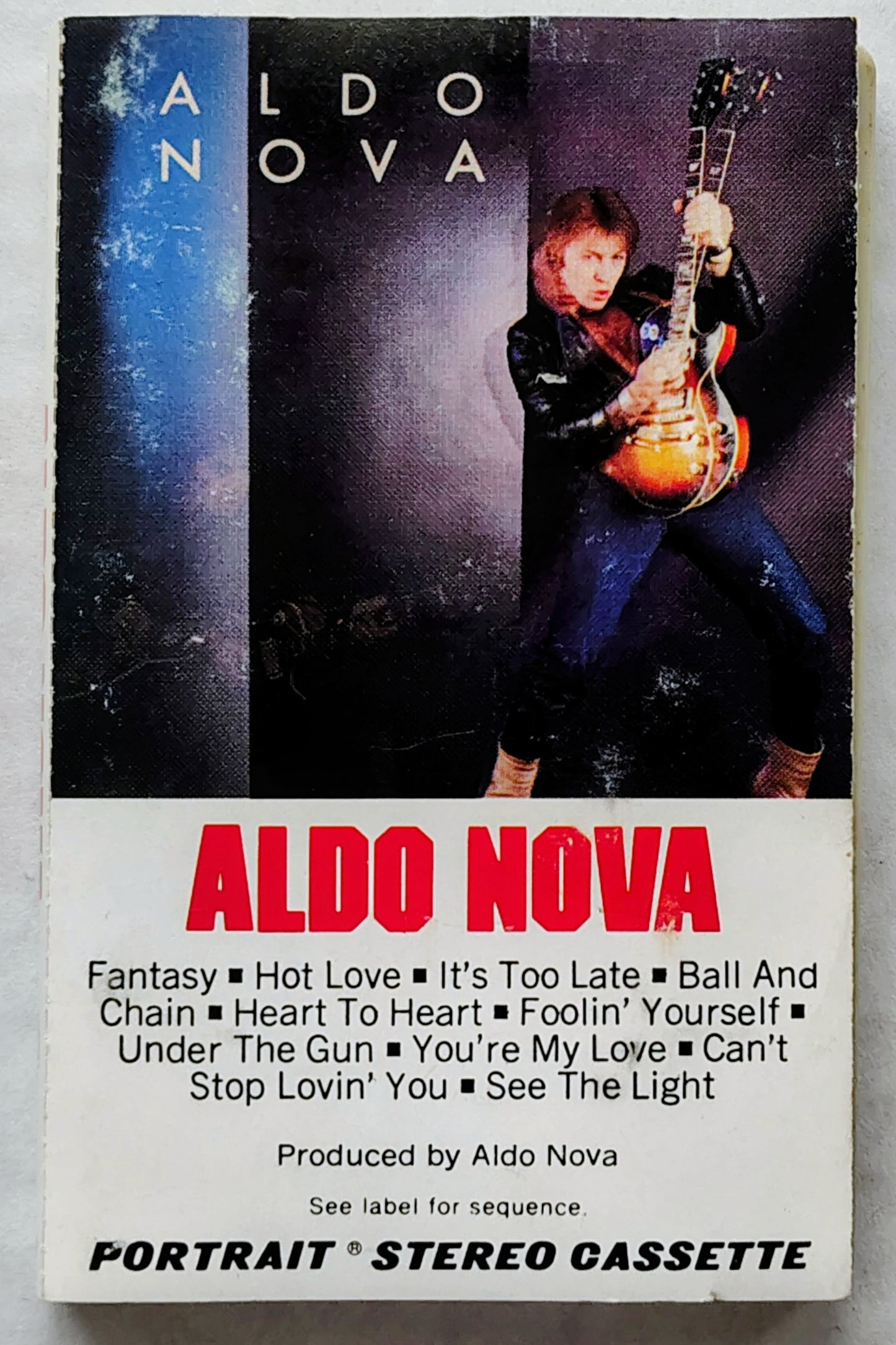 Aldo Nova - "Aldo Nova" - CASSETTE TAPE VG/VG