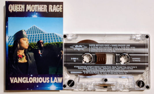 Queen Mother Rage - "Vanglorious Law" - CASSETTE TAPE VG/VG