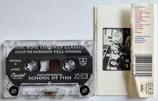 School Of Fish - “School Of Fish” - CASSETTE TAPE G+/VG+