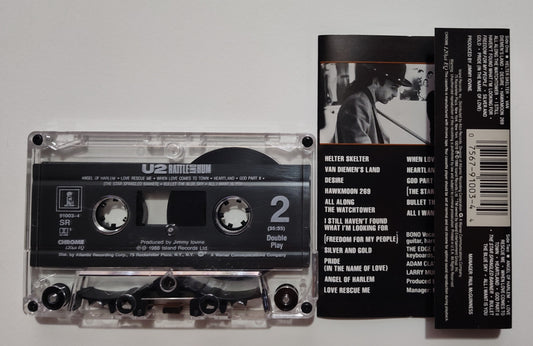 U2 - "Rattle And Hum" - CASSETTE TAPE (SR; Chrome; DOLBY HX PRO) VG+/VG+