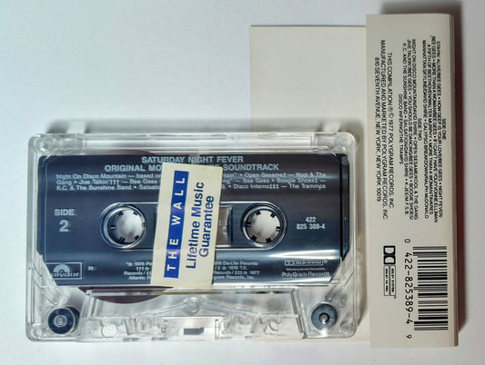 Various Artists - "Saturday Night Fever Original Soundtrack" - CASSETTE TAPE (DOLBY HX PRO) VG+/VG+