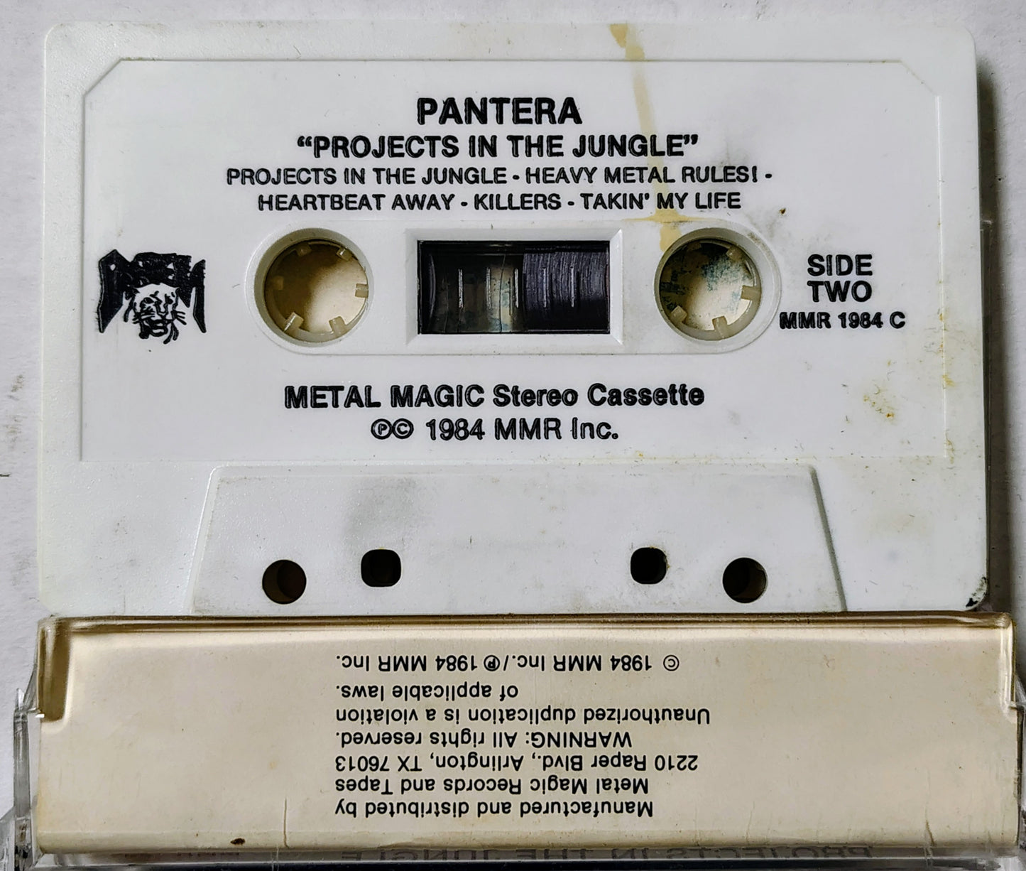 Pantera - "Projects in the Jungle" - CASSETTE TAPE VG/G+ [Consignment]
