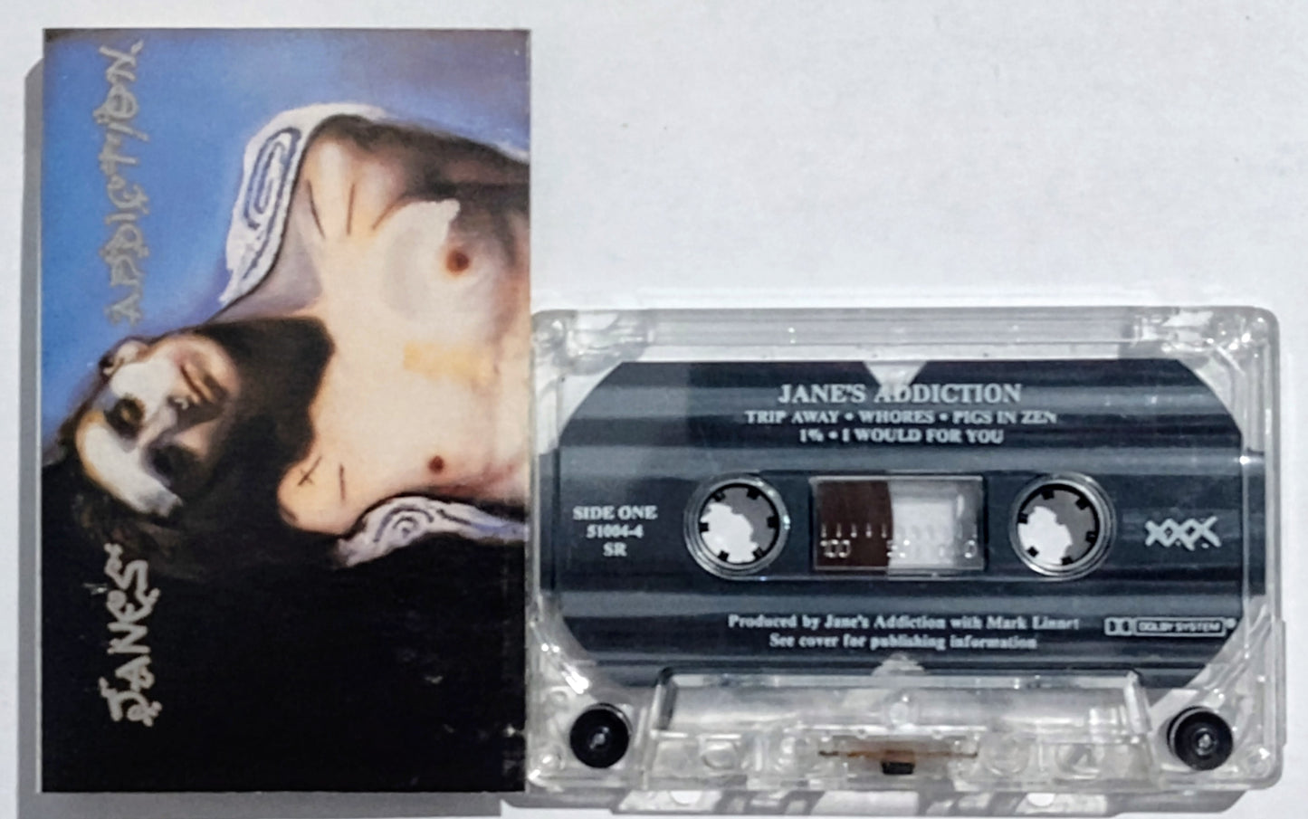 Jane’s Addiction - “Jane’s Addiction" - CASSETTE TAPE  VG/VG