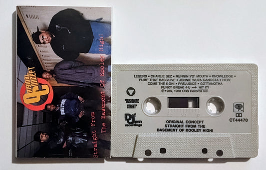 Original Concept - "Straight From The Basement Of Kooley High" - CASSETTE TAPE VG+/VG+