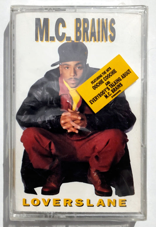 M.C. Brains - “Lovers Lane” - CASSETTE TAPE M/M (Sealed with hype sticker)