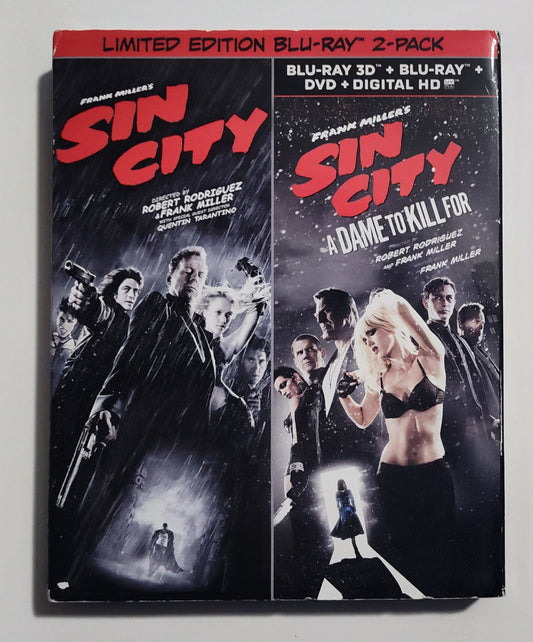 Sin City 2-Film Collection - (Sin City 2 is Blu-Ray 3D; Blu-ray + DVD; Sin City is only Blu-ray)