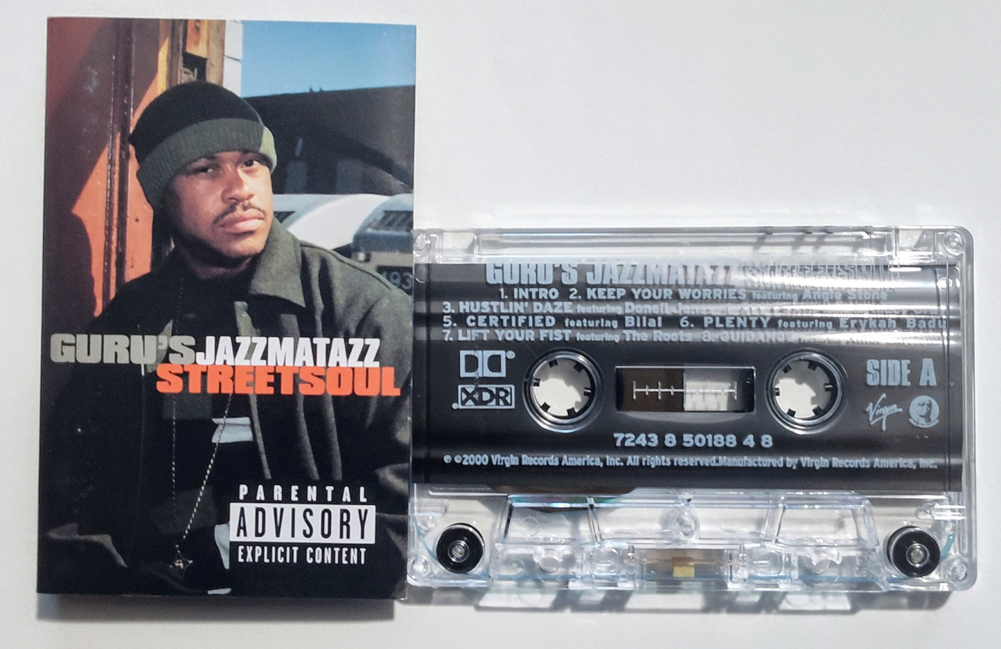 Guru - "Guru's Jazzmatazz Streetsoul" - CASSETTE TAPE (XDR; DOLBY) VG+/NM