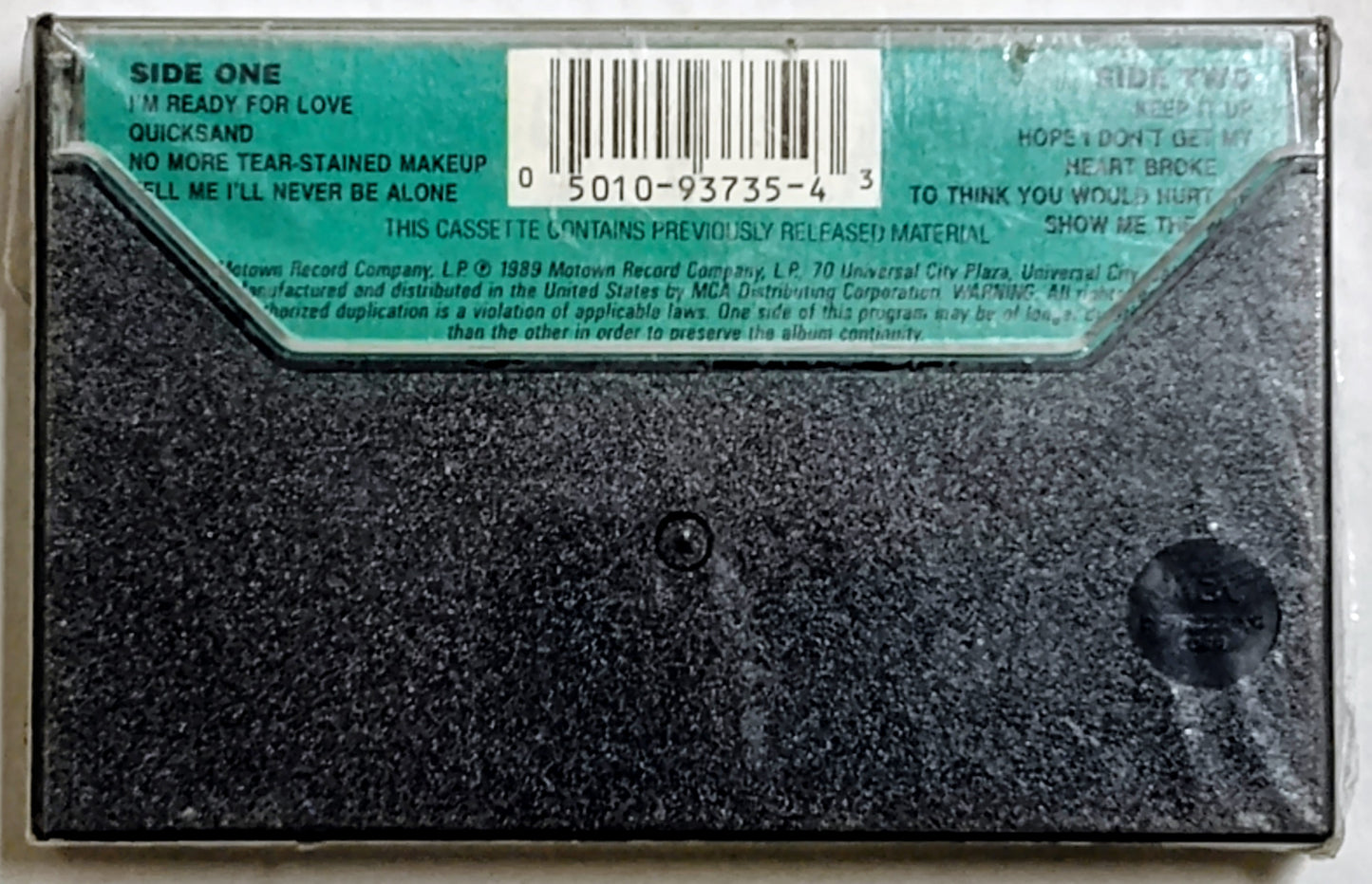 Marta Reeves & The Vandellas - “Ready For Love” - CASSETTE TAPE NM/M (Sealed; small tears in cellophane)