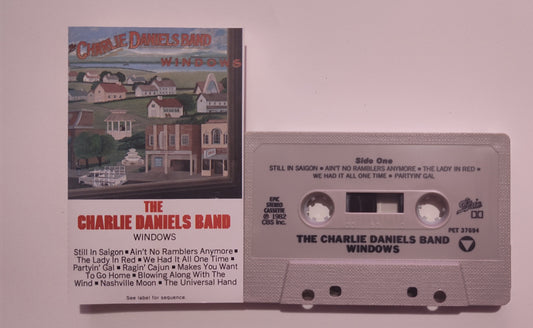 Charlie Daniels Band - "Windows" - CASSETTE TAPE (DOLBY) VG+/VG+