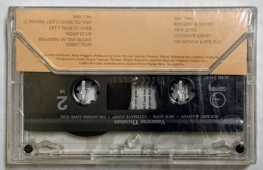 Vaneese Thomas - “Vaneese” - CASSETTE TAPE NM/M (Sealed; tiny drill hole in upper spine)