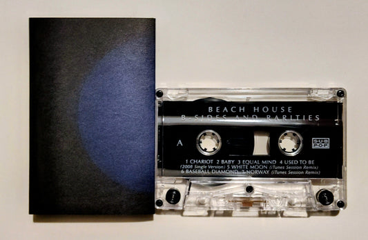 Beach House - "B-Sides And Rarities" - INDIE CASSETTE TAPE (Clear Shell) VG+/VG+