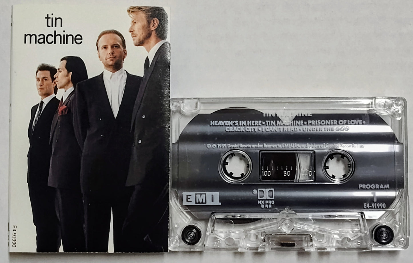 Tin Machine - “Tin Machine” - CASSETTE TAPE VG+/VG+