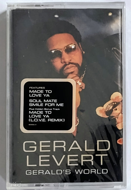 Gerald Levert - “Gerald’s World” - CASSETTE TAPE M/M (Sealed with hype sticker)