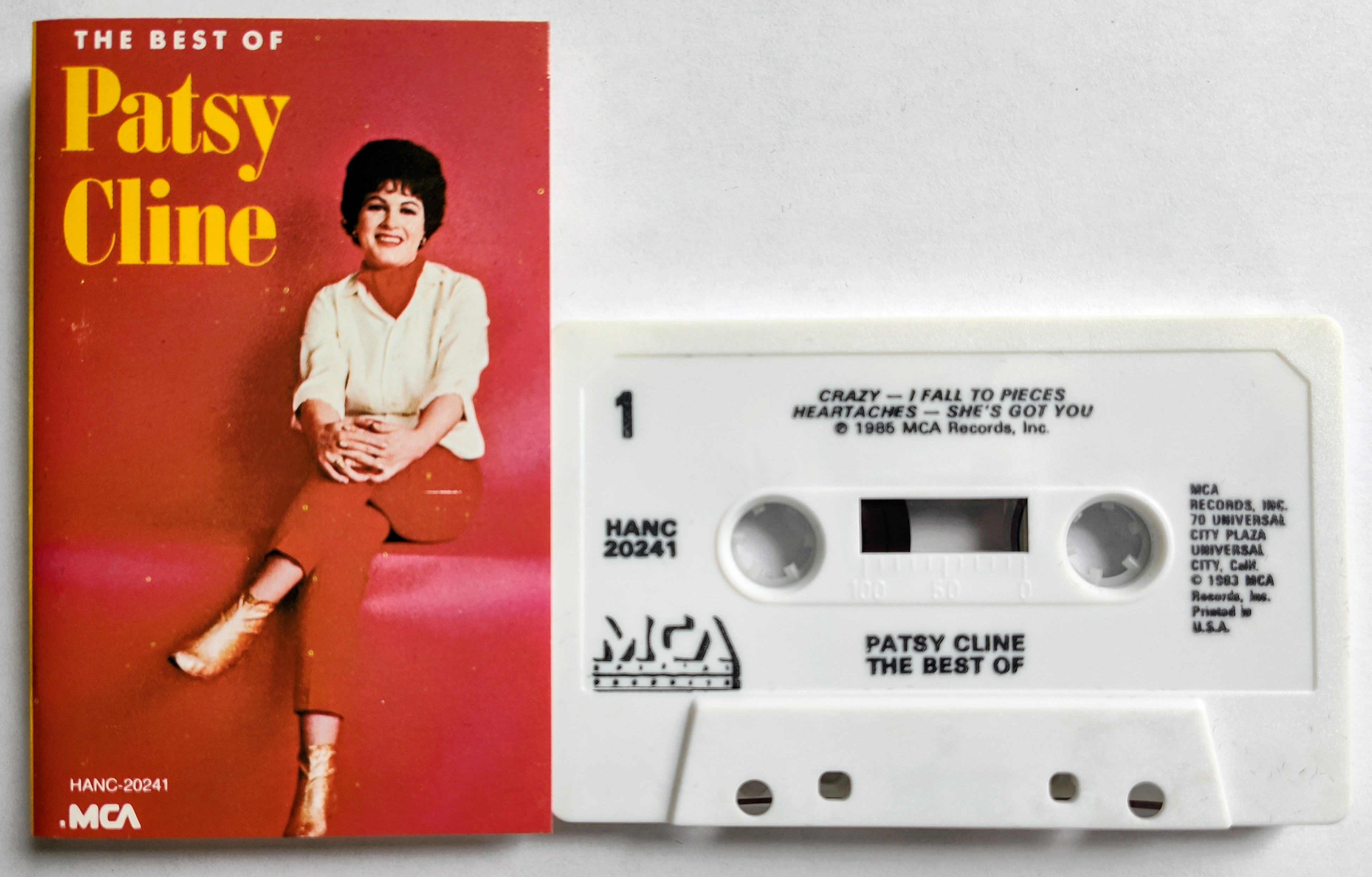 Patsy Cline - “The Best Of” - CASSETTE TAPE VG+/VG+ *⭐* – 3rd Floor Tapes
