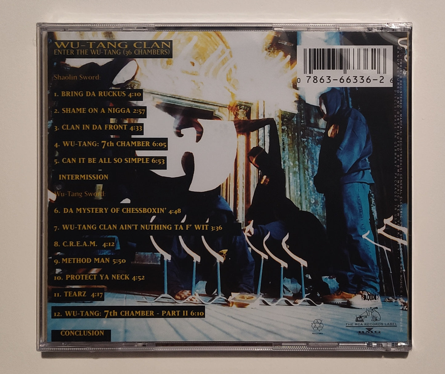 Wu-Tang Clan - "Enter The Wu-Tang: 36 Chambers" - COMPACT DISC M/M (Sealed)