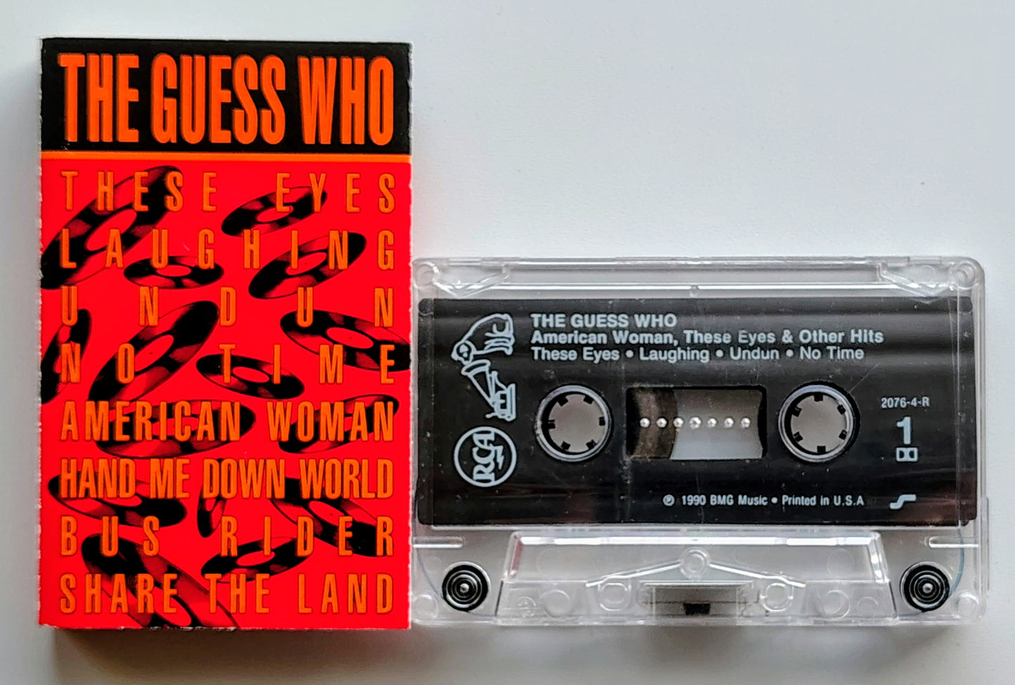 Guess Who, The - "American Woman, These Eyes & Other Hits" - CASSETTE TAPE (DOLBY) VG/VG+