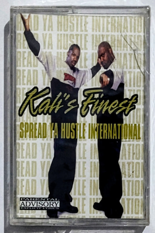 Kali’s Finest - “Spread Ya Hustle International” - CASSETTE TAPE VG+/M (Sealed with cracks in cover)