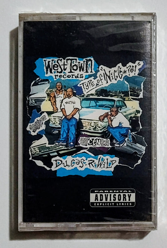 Duces-R-Wild Featuring 50 Seconds and Socenla - "West Town" - CASSETTE TAPE M/M (Sealed)