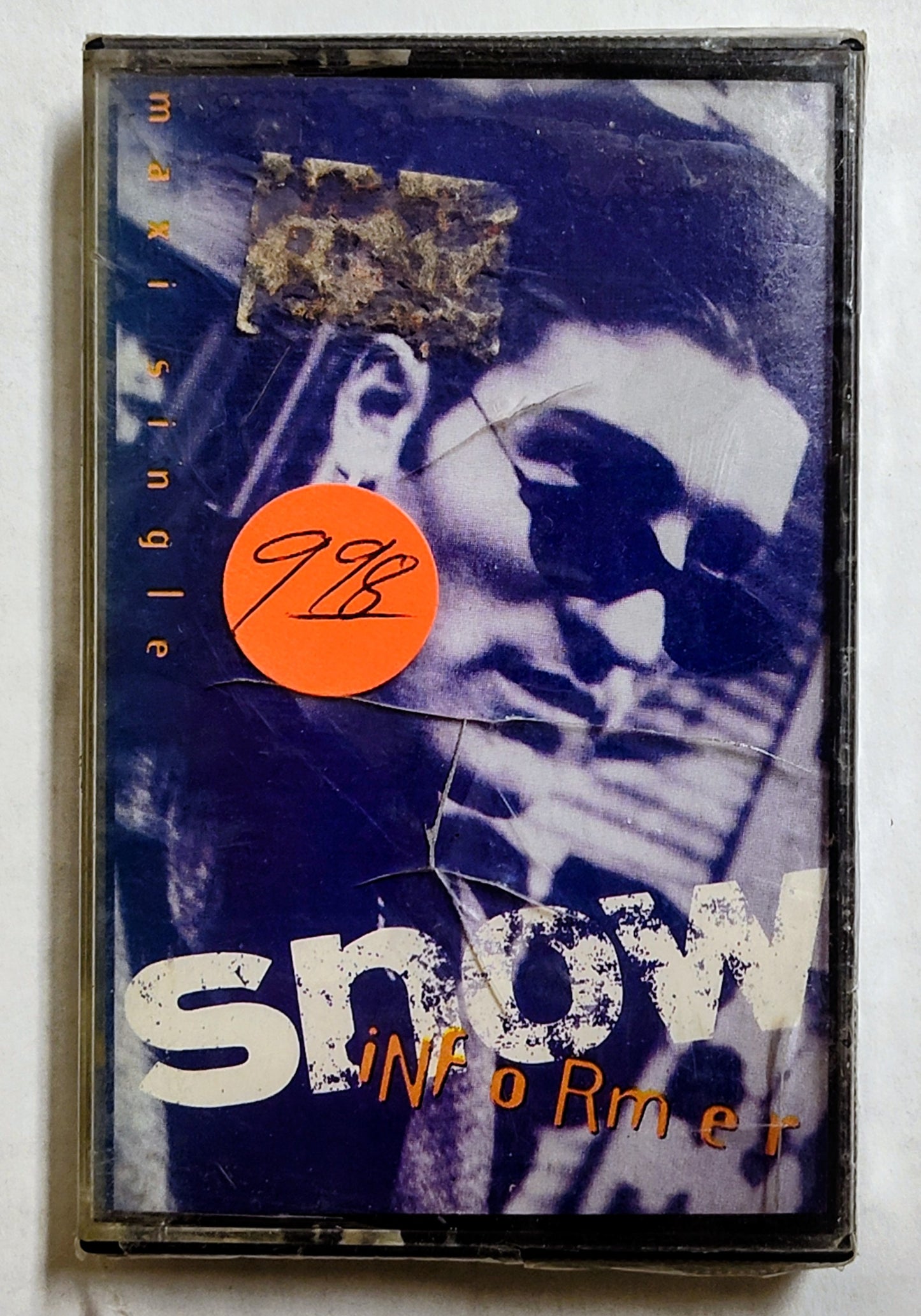 Snow - “Informer” - CASSETTE TAPE (Single) VG+/M (Sealed; Badly cracked cover; Possibly lightstruck)