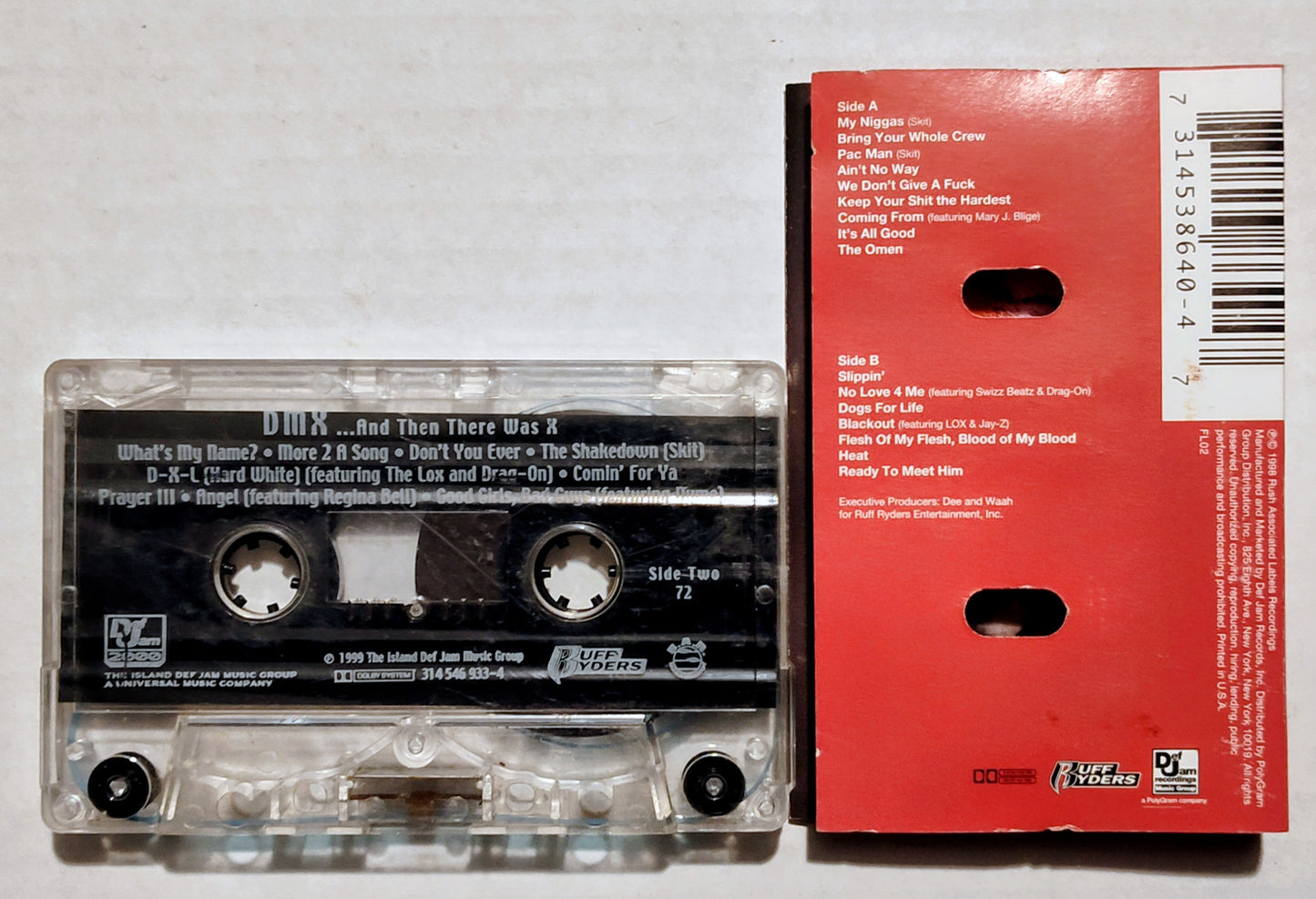 DMX - “Flesh Of My Flesh Blood Of My Blood” - CASSETTE TAPE VG/G+