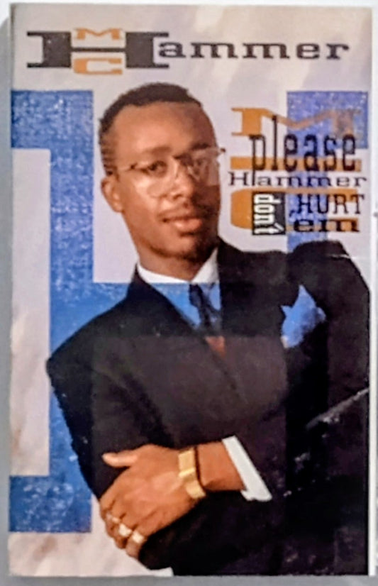 M.C. Hammer - "Please Hammer Don't Hurt 'Em" - CASSETTE TAPE VG+/VG+