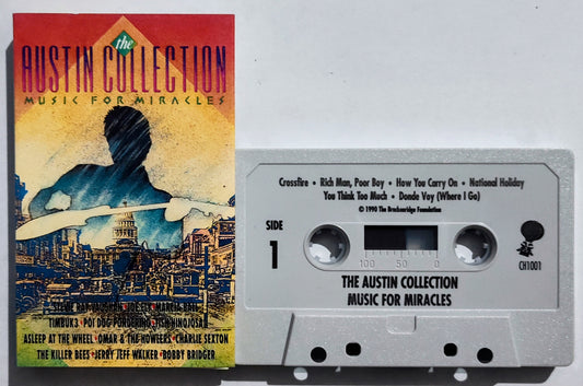 Various Artists - “The Austin Collection: Music For Miracles Compilation” - CASSETTE TAPE VG+/VG+