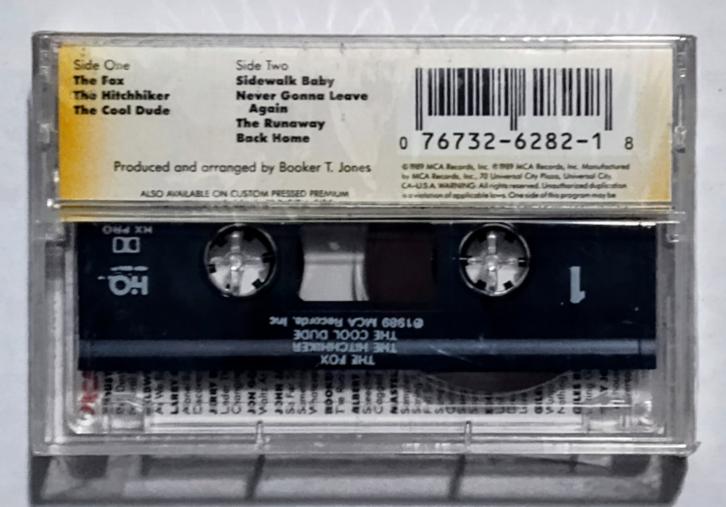 Booker T. Jones - “The Runaway” - CASSETTE TAPE M/M (Sealed)