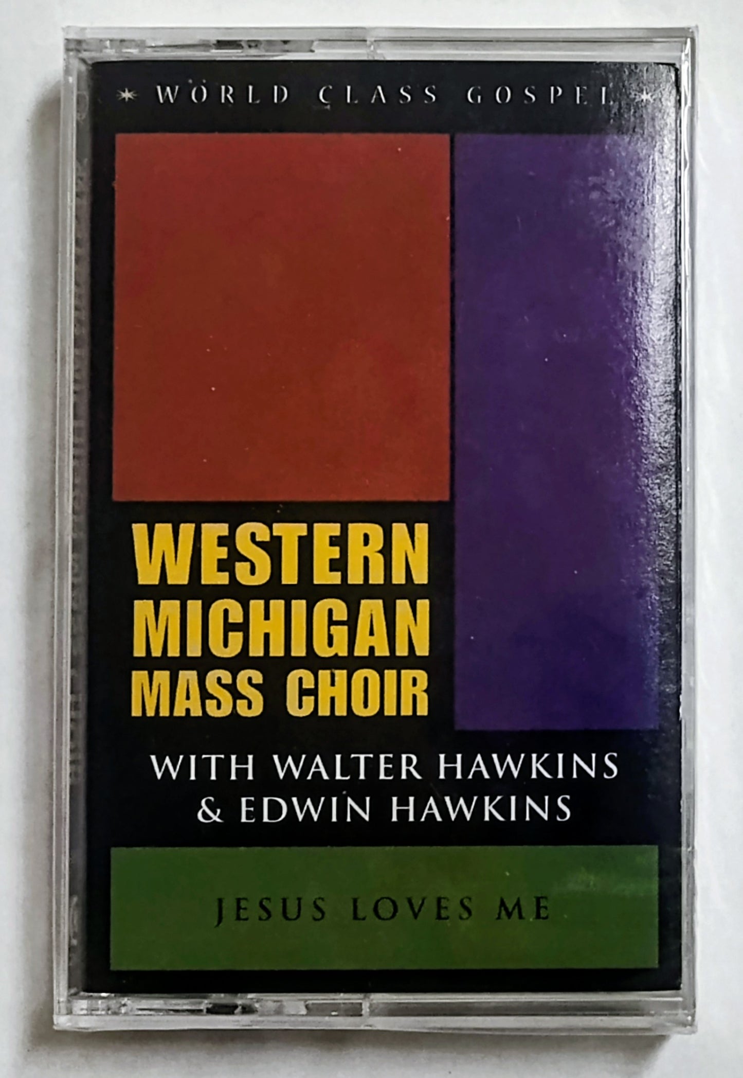 Western Michigan Mass Choir - “Jesus Loves Me” - CASSETTE TAPE M/M (Sealed)