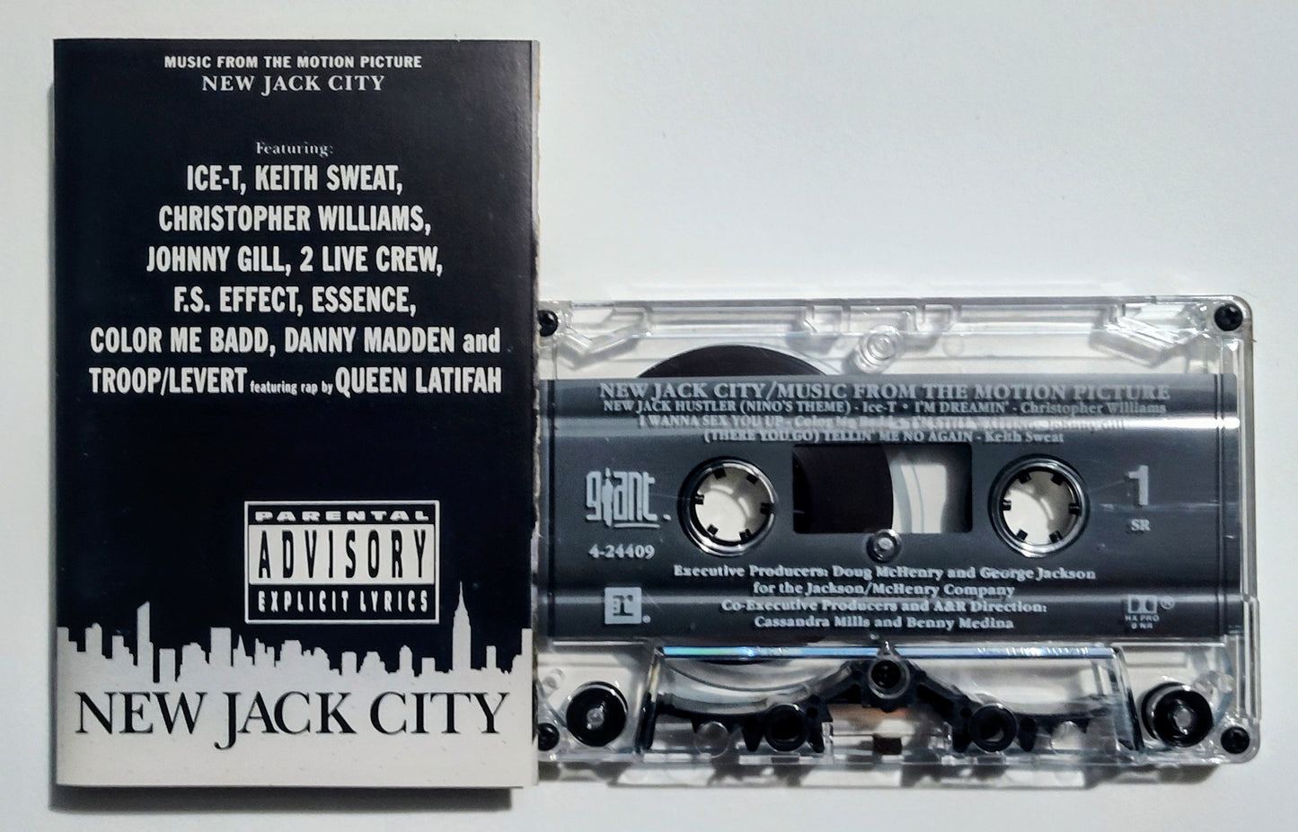 Various Artists - "New Jack City Soundtrack" - CASSETTE TAPE (DOLBY HX PRO B NR) NM/NM