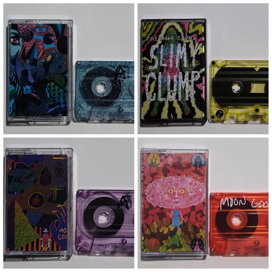 Moon Goons - "Batch of 4 Albums" - INDIE CASSETTE TAPE M/M (x4)