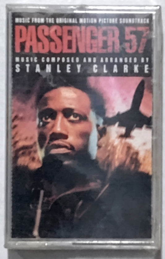 Stanley Clarke - “Passenger 57 Soundtrack” - CASSETTE TAPE NM/M (Sealed; shelf wear)