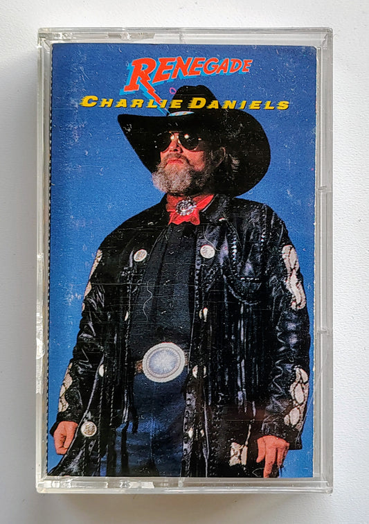 Charlie Daniels - "Renegade" - CASSETTE TAPE (DOLBY)VG+/NM *⭐*