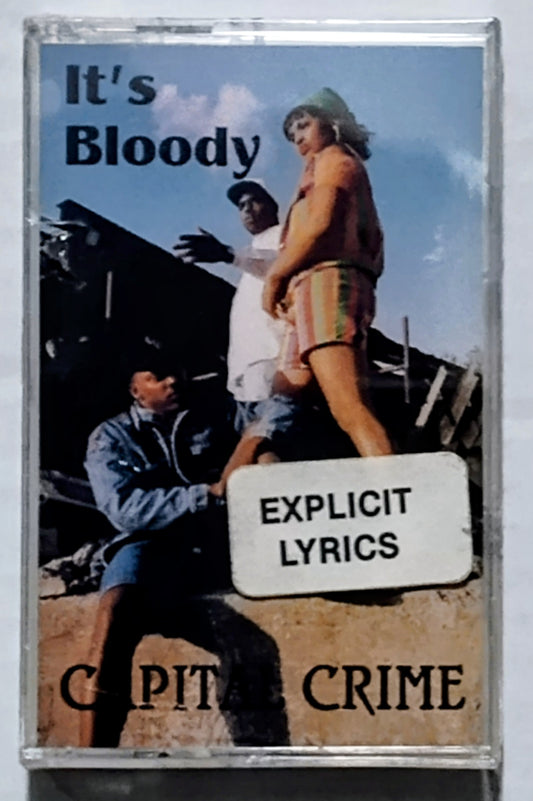 Capital Crime - “It’s Bloody” - CASSETTE TAPE NM/M (Sealed; holes in cellophane)