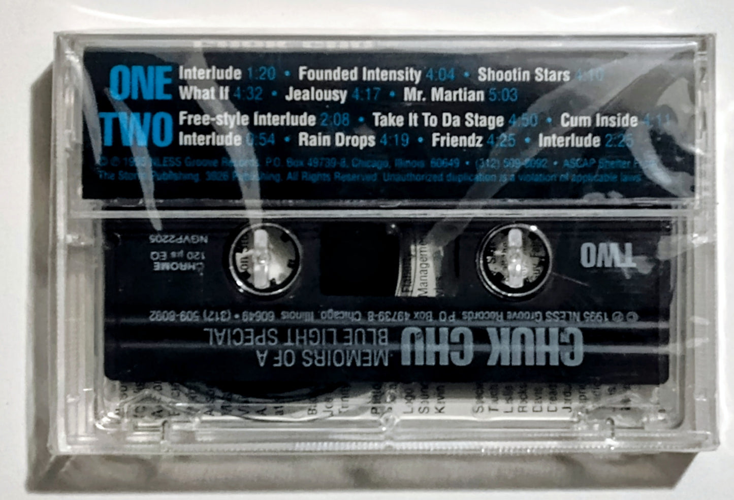 Chuck Chu - "Memoirs Of A Blue Light Special" - CASSETTE TAPE M/M (Sealed)