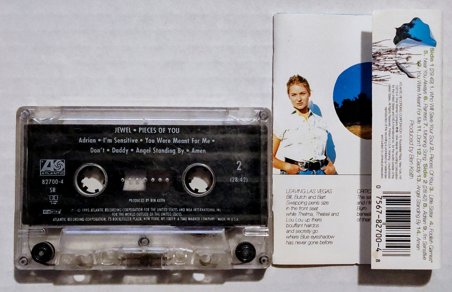Jewel - “Pieces Of You” - CASSETTE TAPE VG/G+