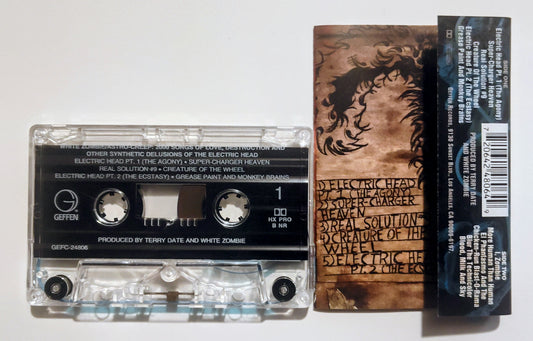 White Zombie - "Astro-Creep:3000" - CASSETTE TAPE (DOLBY HX PRO B NR) VG+/VG+