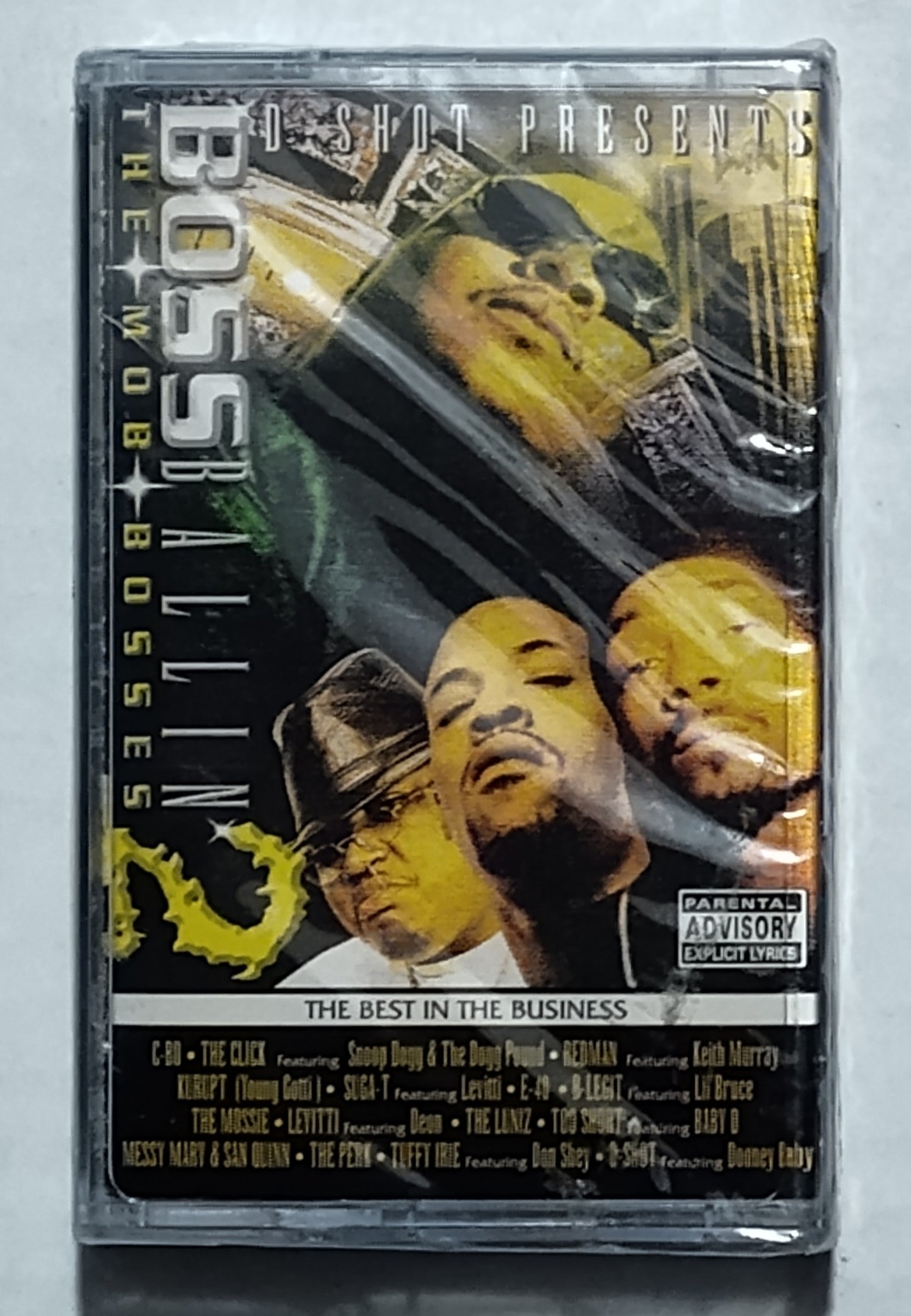 D-Shot - “Boss Ballin’ 2: The Mob Bosses” - CASSETTE TAPE M/M (Sealed)