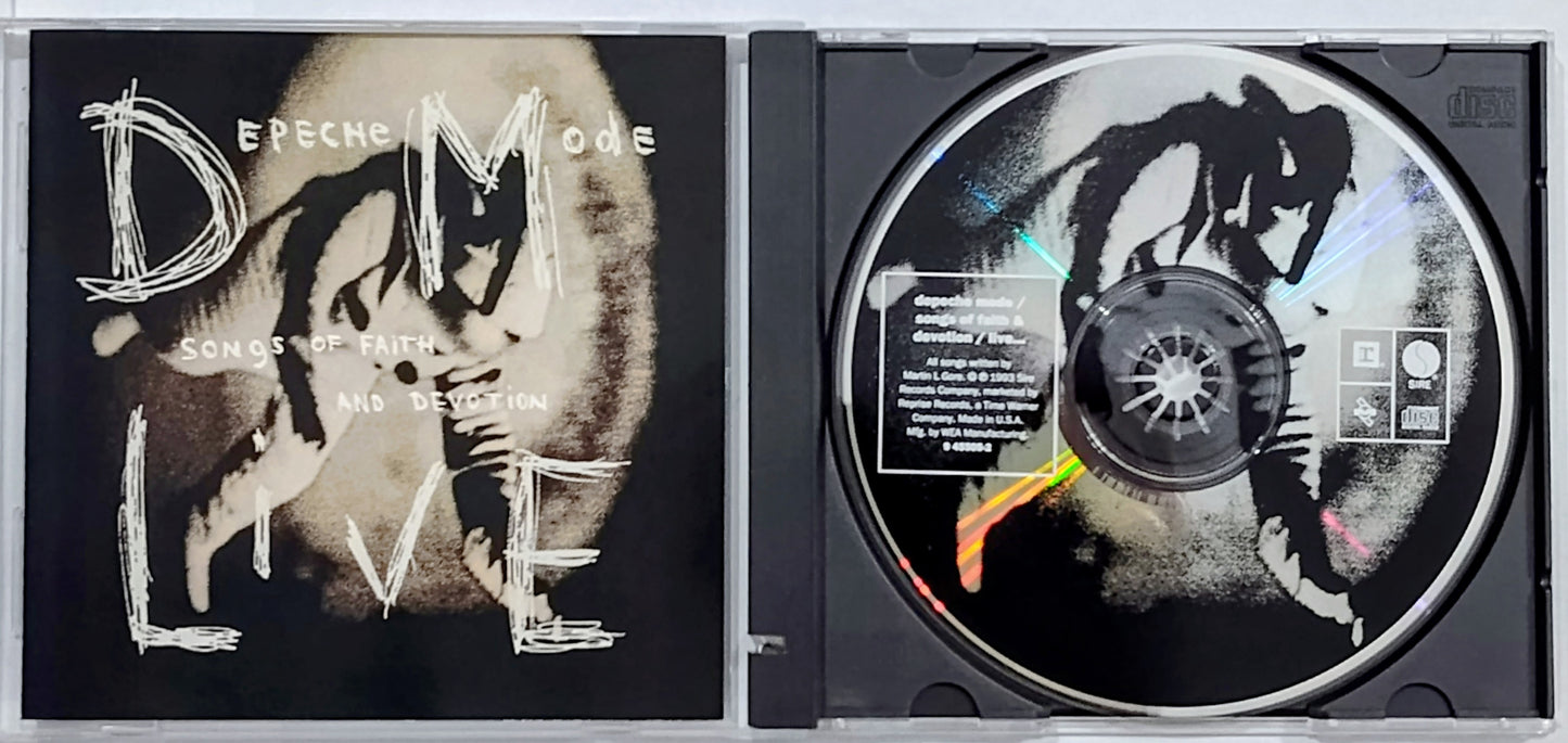 Depeche Mode - “Songs Of Faith And Devotion Live…” - COMPACT DISC VG/NM (Cut spine)