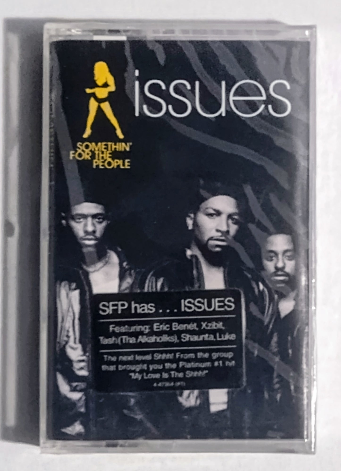 Somethin’ For The People (with Eric Benet) - “Issues” - CASSETTE TAPE M/M (Sealed with hype sticker)