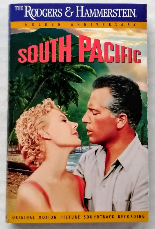 Rodgers & Hammerstein - "South Pacific (Original Motion Picture Soundtrack Recording)" - CASSETTE TAPE VG+/VG+