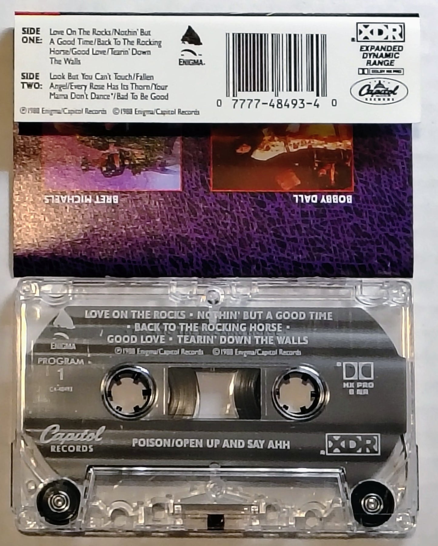 Poison - “Open Up And Say…Ahh!” - CASSETTE TAPE VG/VG+