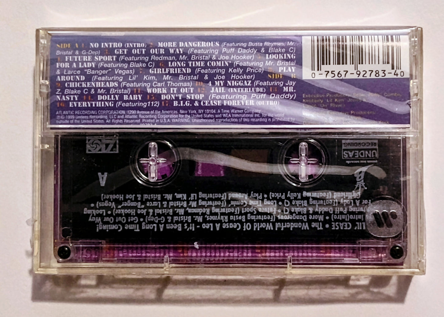 Lil' Cease - "The Wonderful World Of Cease A Leo" - CASSETTE TAPE (DIGalog; DOLBY HX PRO B NR) NM/M (Sealed; tiny break in seal)