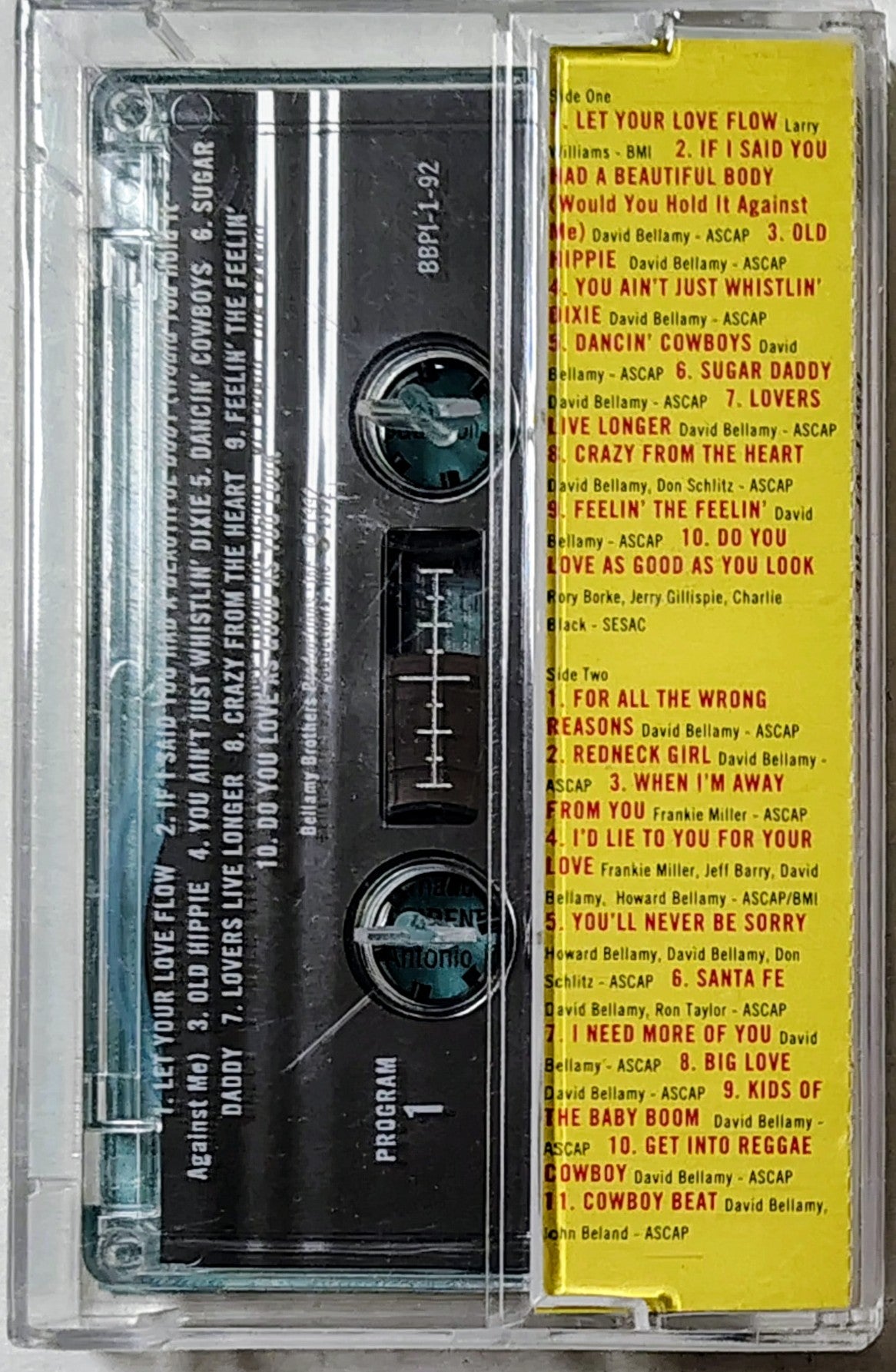 Bellamy Brothers - "Best of the Best" - CASSETTE TAPE VG+/VG+ (+ Autographed!) [Consignment]
