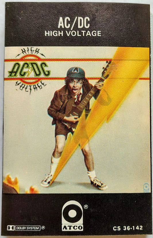 AC/DC - "High Voltage" - CASSETTE TAPE G+/VG