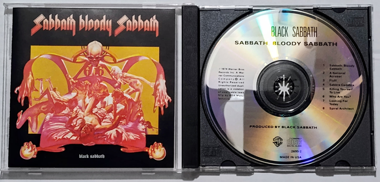 Black Sabbath - “Sabbath Bloody Sabbath” - COMPACT DISC VG+/VG+