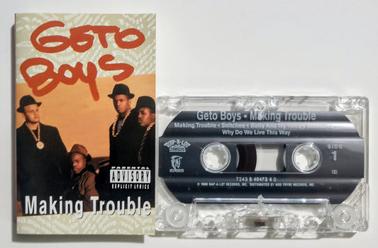 Geto Boys - "Making Trouble" - CASSETTE TAPE VG+/VG+