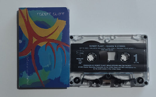 Robert Plant - "Shaken 'N Stirred" - CASSETTE TAPE (AR; DOLBY HX PRO) G+/VG