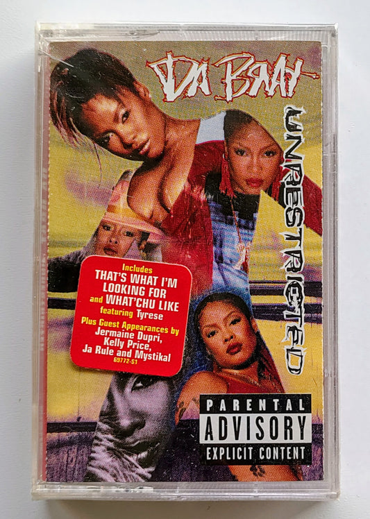 Da Brat - "Unrestricted" - CASSETTE TAPE NM/M (Sealed with hype sticker; cracked case) *❄️*