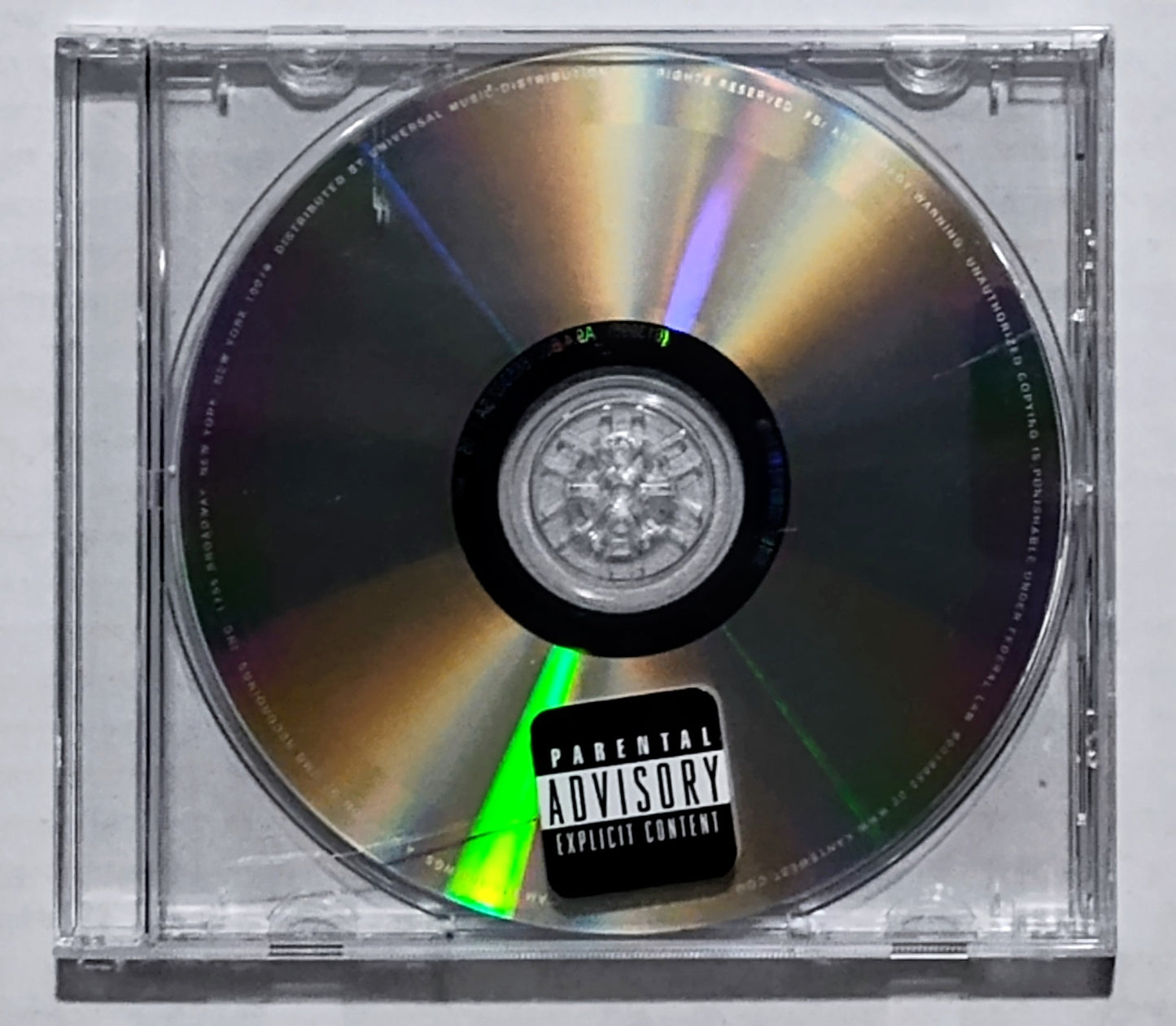 Kanye West - “Yeezus” - COMPACT DISC NM/NM 
(Cracked case cover/Will replace if you want)